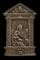 Madonna y Niño con Santos