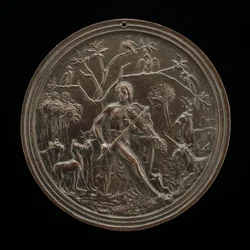 Orfeo tocando para los animales, finales del siglo XV - principios del siglo XVI