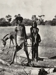 Construyendo un Imperio en la era fascista: indígenas Beni-Amer en un pozo de agua, 09/05/1936