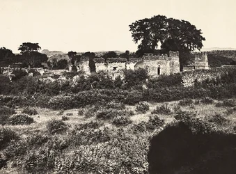 Construyendo un Imperio en la era fascista: el Castillo del Rey Fasiladas en Gondar, Etiopía, 09/05/1936 (foto en b/n)