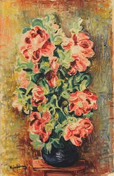 Bouquet of Peonies; Le Bouquet de Pivoines, c.1930 (óleo sobre lienzo)
