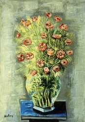 Ramo de amapolas; Bouquet de Pavots