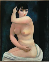 Kiki de Montparnasse (óleo sobre lienzo)