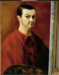 Moise Kisling, autorretrato (óleo sobre lienzo)