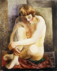 Desnudo sentado; Nu Assis