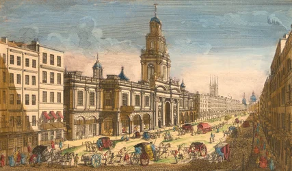 Vista del Royal Exchange, Londres, 1751