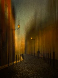 El callejón misterioso de la noche