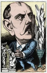 Retrato de Xavier de Montepin (Xavier Henri Aymon Perrin, Conde de Montepin) (1823-1902), escritor francés