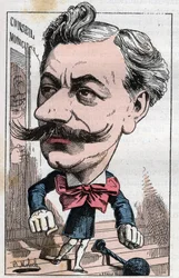 Retrato de Louis Andrieux (1840-1931), abogado y político francés