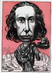 Retrato de Louise Michel (1830-1905), maestra, activista obrera, anarquista, apodada la “Loba Roja”