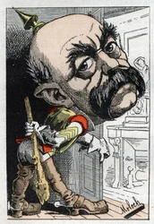 Retrato de Otto Von Bismarck (1815-1898) Canciller de Prusia