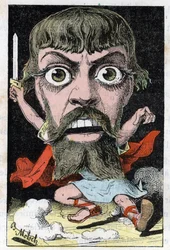 Retrato del actor Mount-Sully (Jean Sully Mounet, Mounet Sully)
