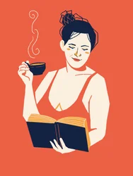 Un momento acogedor para leer