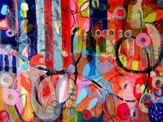 Expresionismo abstracto vibrante