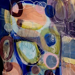 Formas abstractas orgánicas llenas de vida