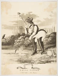 Un martín pescador en las orillas del Támesis, 1827