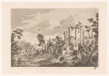 Paisaje con ruina