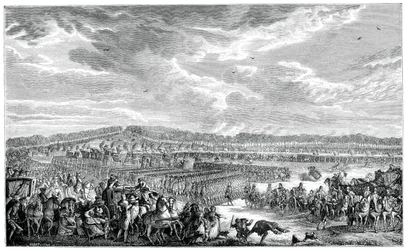 Revisión de la Guardia Suiza, 1885