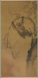 Monos en un cerezo, Monos en un saliente rocoso, 1615-1868