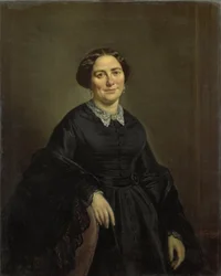 Johanna Christina Beelenkamp (1820-90). Esposa de Cornelis Outshoorn