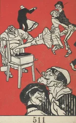 Bailarines Apachentänze!, 1911