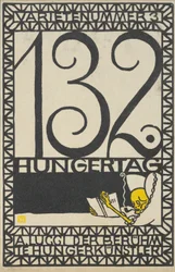 Acto de variedad 3: 132º día de ayuno, A. Lucci el famoso artista del hambre, 1907
