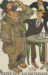 Café vienés: en la terraza