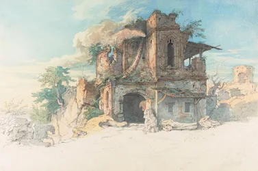 Ilustración para la balada Der Gang nach dem Eisenhammer de Friedrich Schiller
