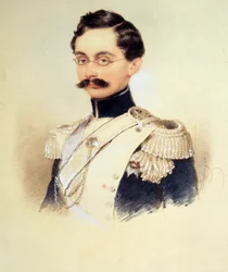 Retrato de Adolphe I, Duque de Nassau, Gran Duque de Luxemburgo 1817-1905
