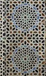 Madrasa Bou Inania, azulejos zellij, siglo XIV