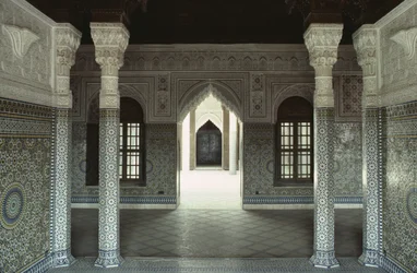 Vista interior de la Kasbah de Thamiel glaoui