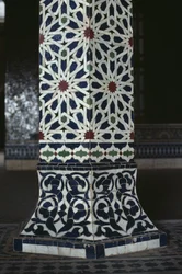 Kasbah de Thamiel glaoui, azulejos zellij (detalle)