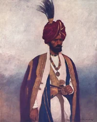 Un soldado de Su Alteza Dogra Sowar, 1903
