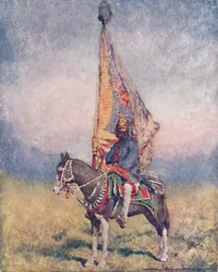 Un Portaestandarte de Cutch, 1903