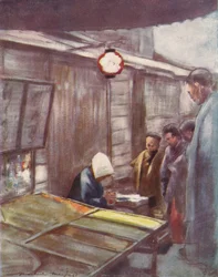 Un puesto de dulces, c1887, 1901