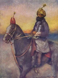 En la procesión de los retenedores, 1903