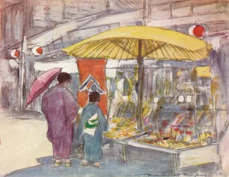 El puesto junto al puente, c. 1887, 1901