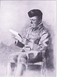 Coronel French, ilustración de Después de Pretoria: La Guerra de Guerrillas, 1902
