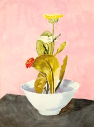 Cuenco de flores, 1918