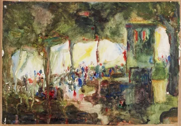 La Feria (acuarela sobre papel)