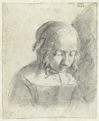 cabeza de una niña
