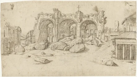 Ruinas de la basílica de Majencio y Constantino, Roma