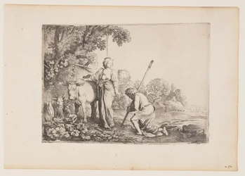 Juno Delivering Io, lámina 1 de La historia de Mercurio y Argus