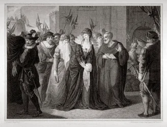 Lady Jane Grey siendo llevada a su ejecución en la Torre de Londres, 1554 1797