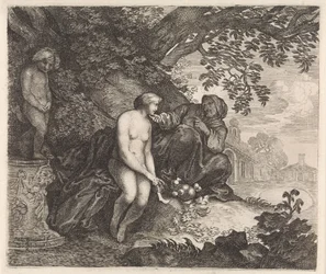 Vertumnus intenta seducir a Pomona