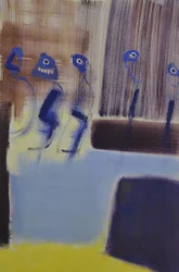 Figuras azules abstractas