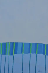 Rayas azules y verdes modernas