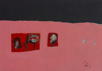 Figuras abstractas en rosa