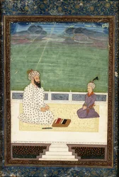 Un mullah y un alumno, siglo XVIII