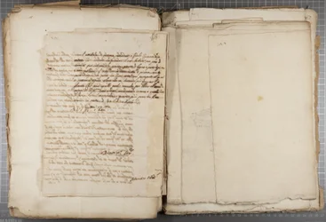 Portafolio de dibujos de Mutio Oddi de Urbino y otros, p120, verso, c.1635-40